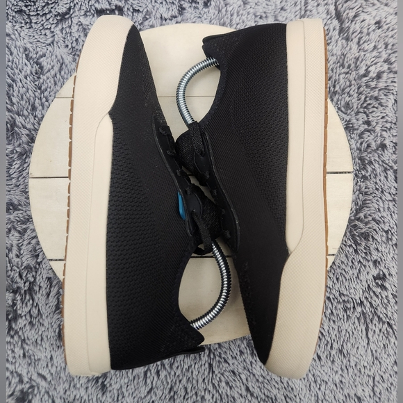 Vessi Weekend Shoes Black White Knit Comfort WP Walking Sneaker Women's Size 9 - Picture 5 of 9